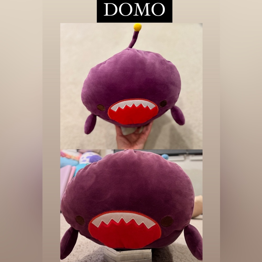 💜 Plush DOMO doll in sea creature form